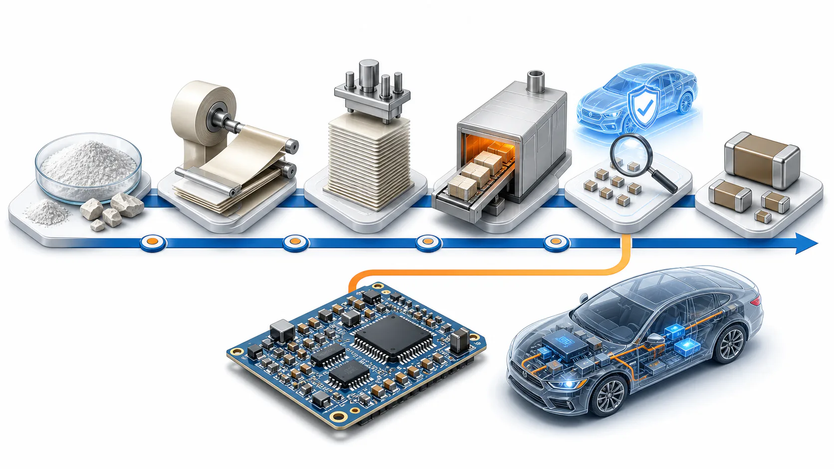 The MLCC Bottleneck Starts Before the Finished Capacitor: Powder, Process and High-End Qualification, image 1